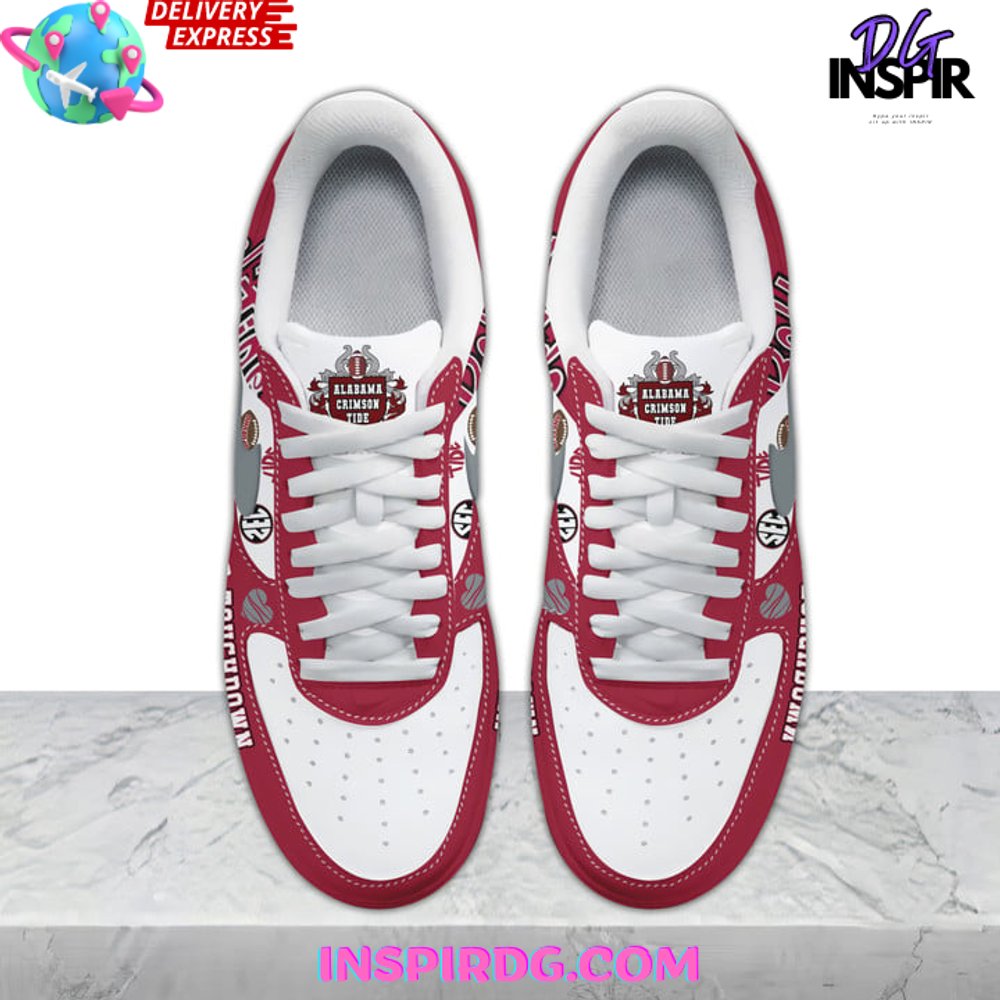 Ideafootwear Alabama Crimson Tide Air Low-Top Sneakers Shoes For Men And Women 7