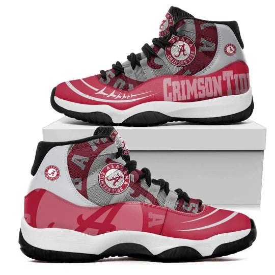 Ideafootwear Alabama Crimson Tide AJ13 Sneakers Shoes For Men And Women 20