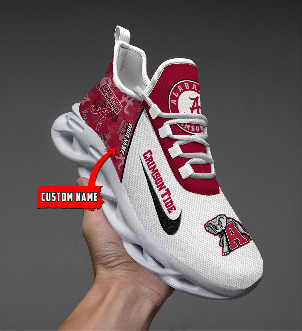 Ideafootwear Alabama Crimson Tide Max Soul Shoes Sneakers For Men And Women 1