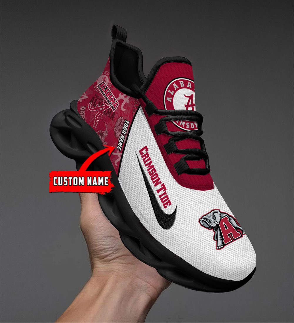 Ideafootwear Alabama Crimson Tide Max Soul Shoes Sneakers For Men And Women 1