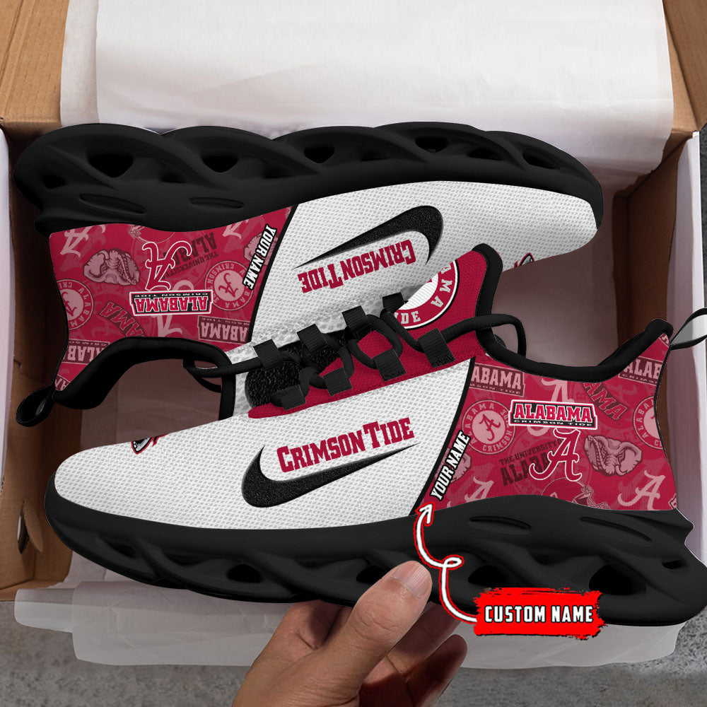 Ideafootwear Alabama Crimson Tide Max Soul Shoes Sneakers For Men And Women 1