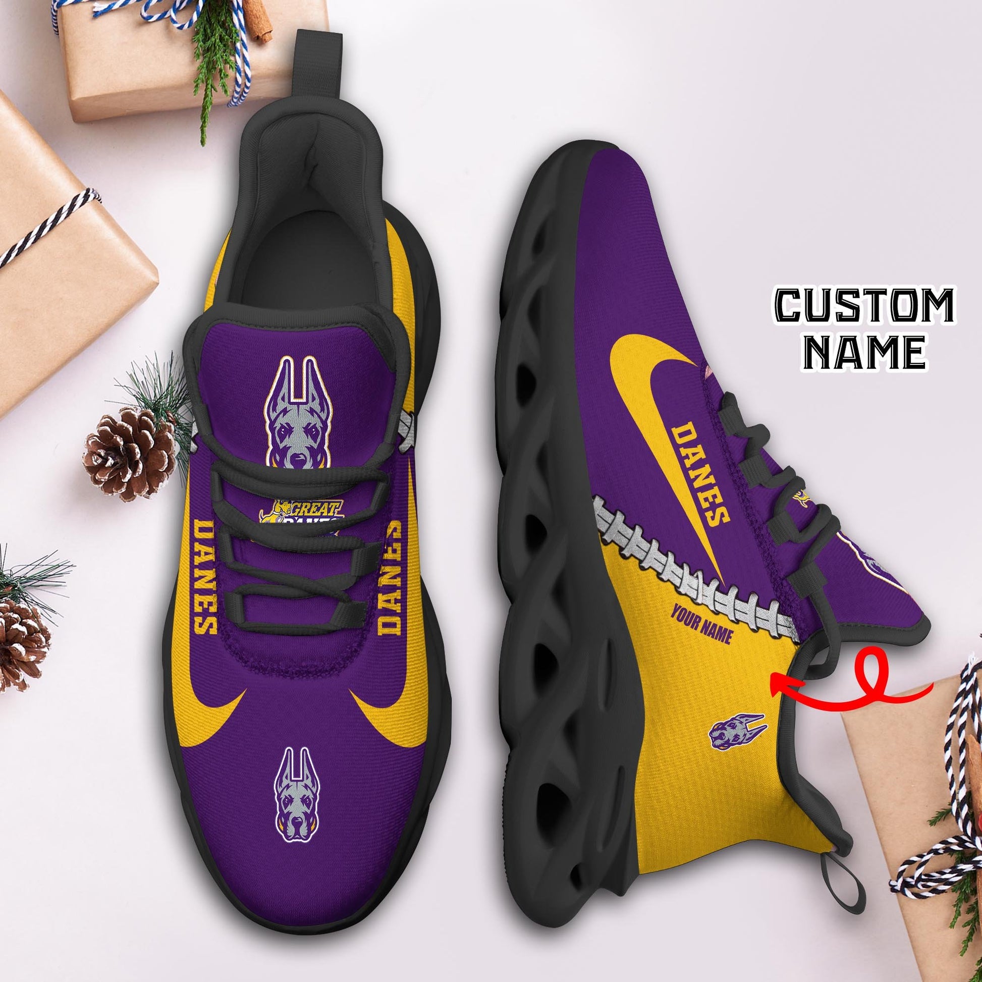 Ideafootwear Albany Great Danes Max Soul Shoes Sneakers For Men And Women 1