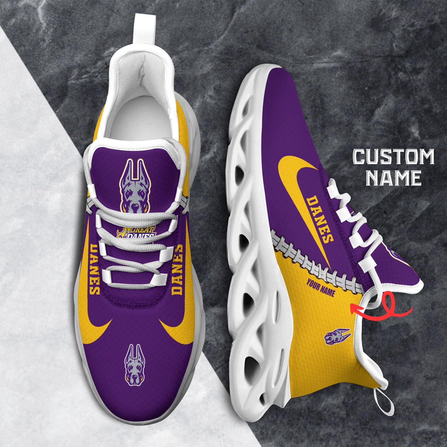 Ideafootwear Albany Great Danes Max Soul Shoes Sneakers For Men And Women 1