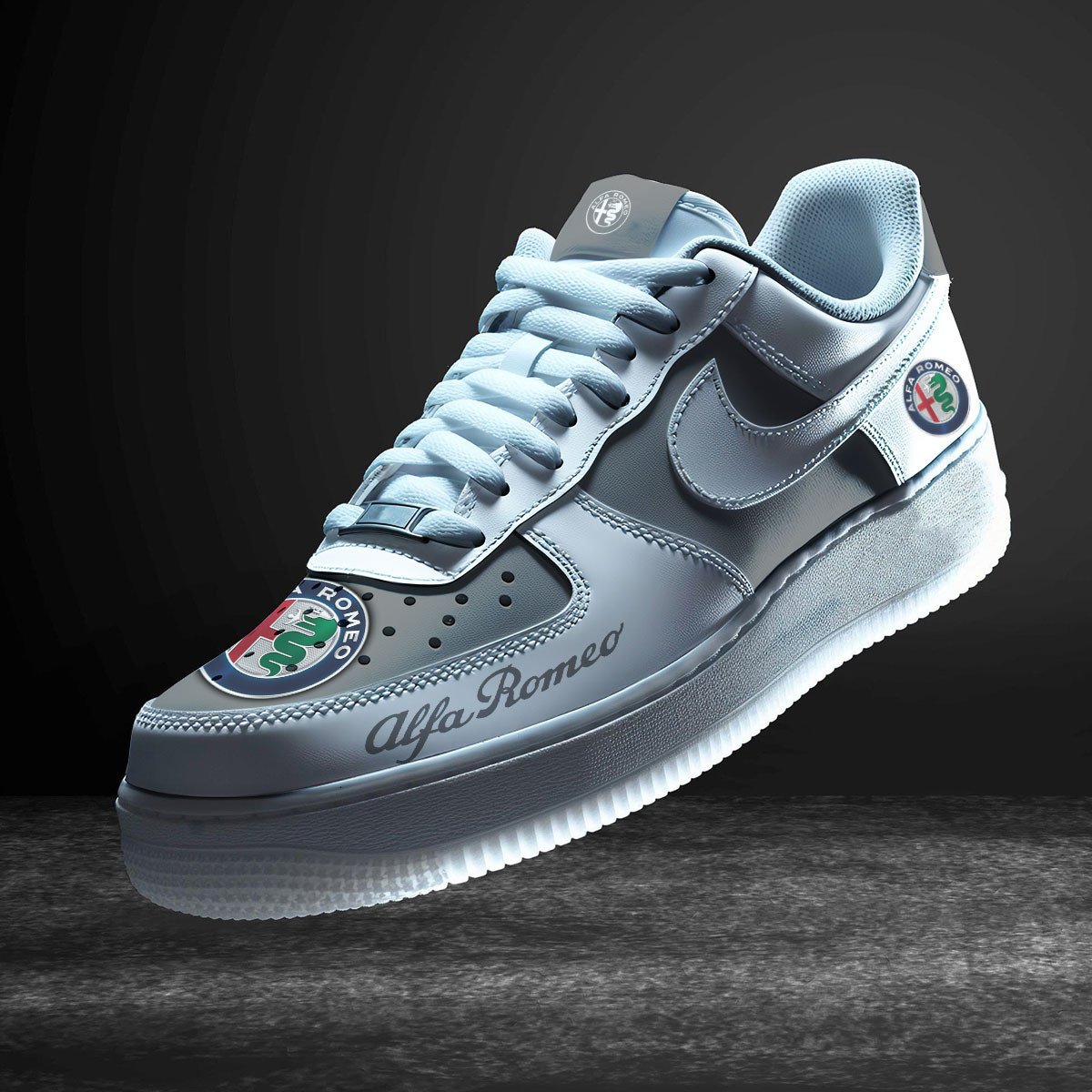 Ideafootwear Alfa Romeo Air Low-Top Sneakers Shoes For Men And Women 5
