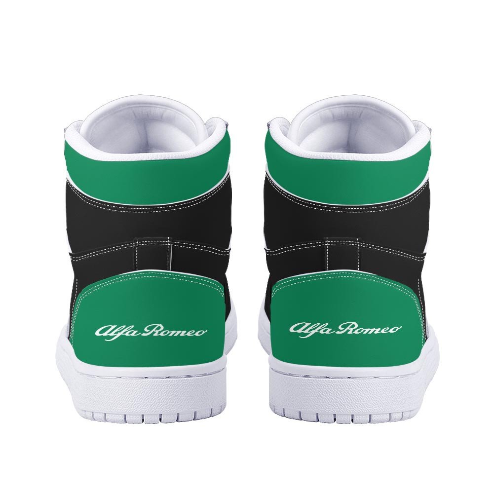 Ideafootwear Alfa Romeo AJ1 High Sneakers Shoes For Men And Women 1