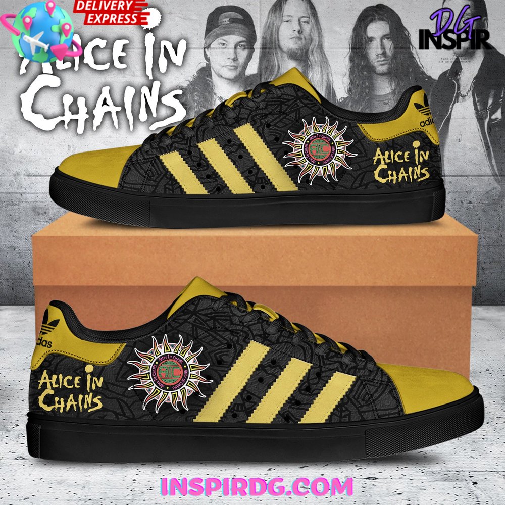 Ideafootwear Alice In Chains Skate Stan Shoes Sneakes For Men And Women 1