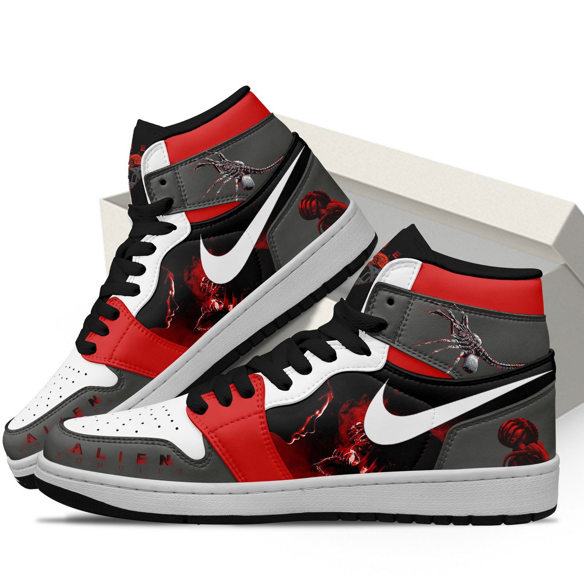 Ideafootwear Alien Romulus AJ1 High Sneakers Shoes For Men And Women 2