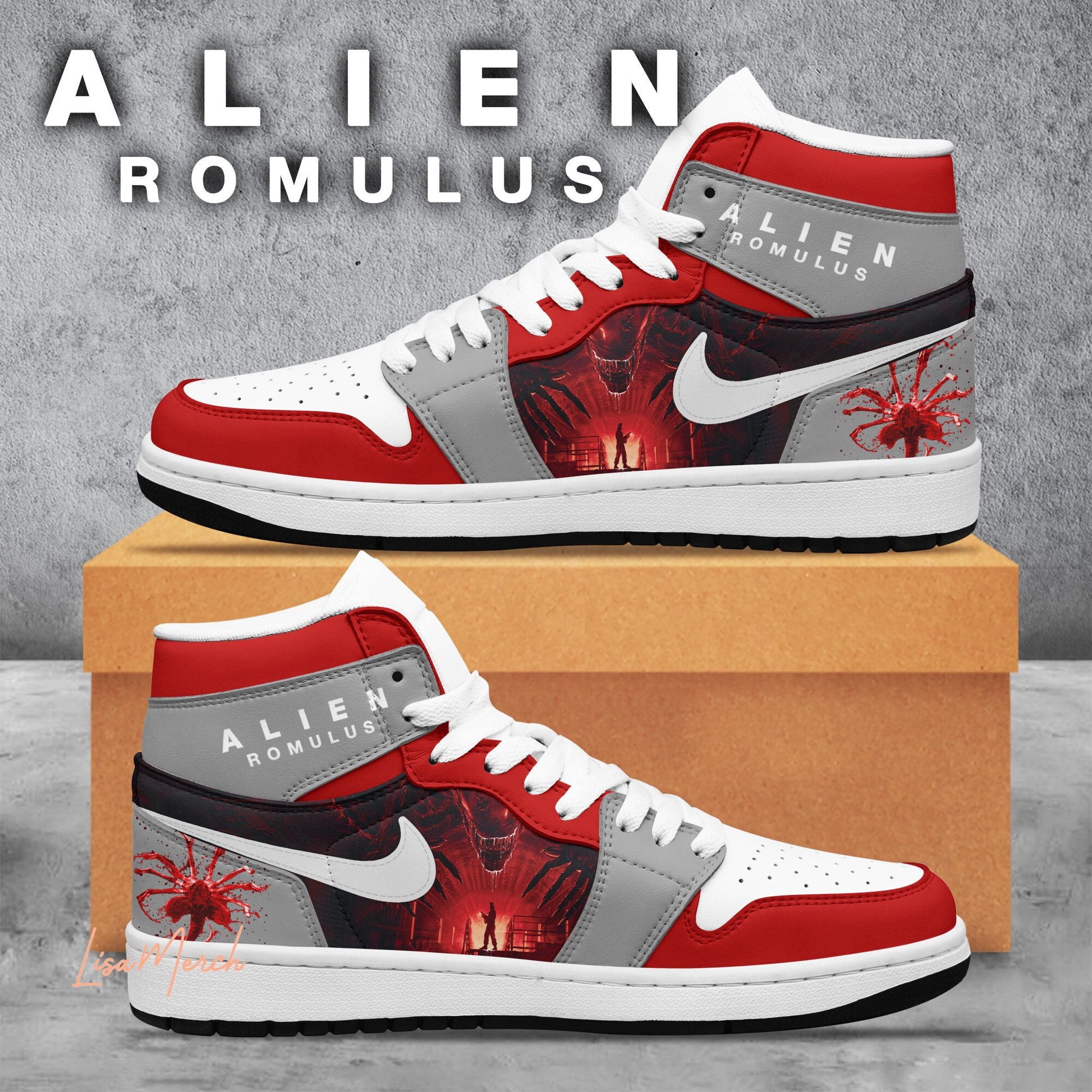 Ideafootwear Alien Romulus AJ1 High Sneakers Shoes For Men And Women 1