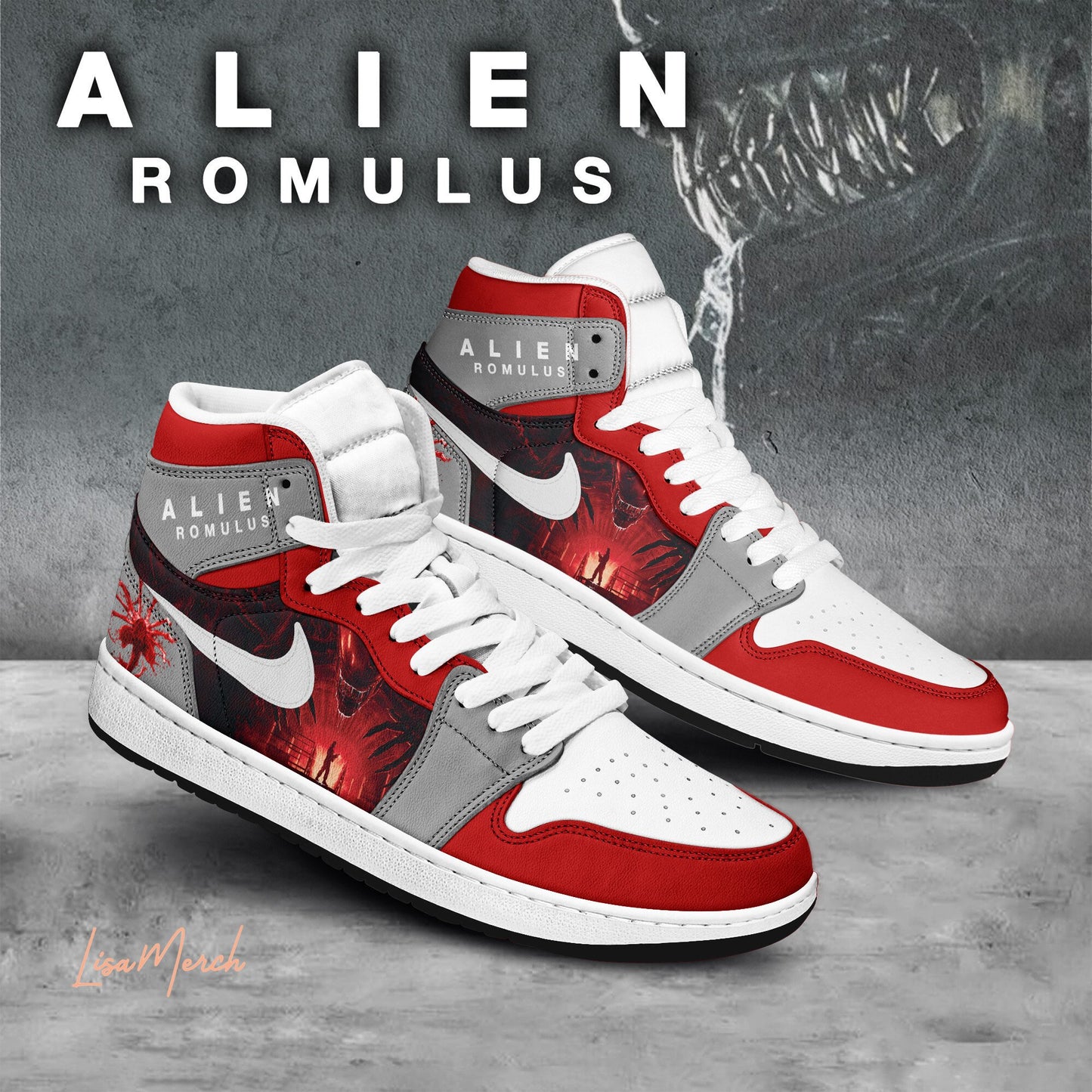 Ideafootwear Alien Romulus AJ1 High Sneakers Shoes For Men And Women 1