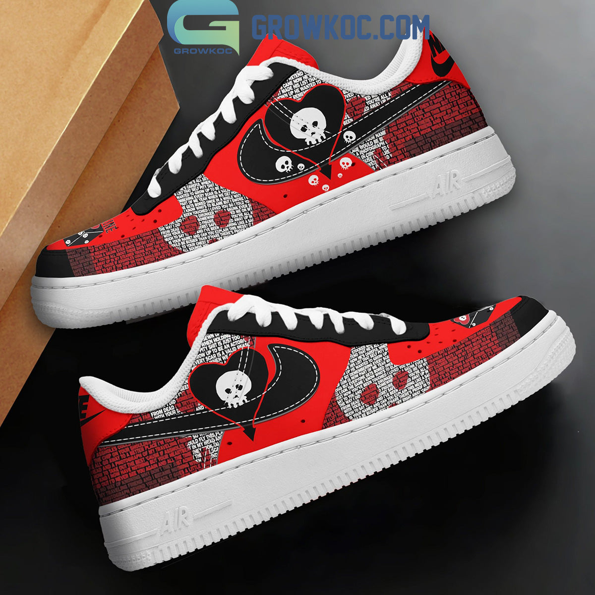 Ideafootwear Alkaline Trio Air Low-Top Sneakers Shoes For Men And Women 1