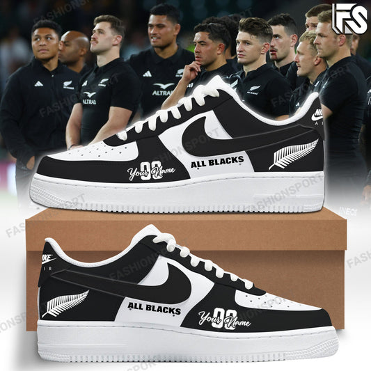 Ideafootwear All Blacks Air Low-Top Sneakers Shoes For Men And Women 2