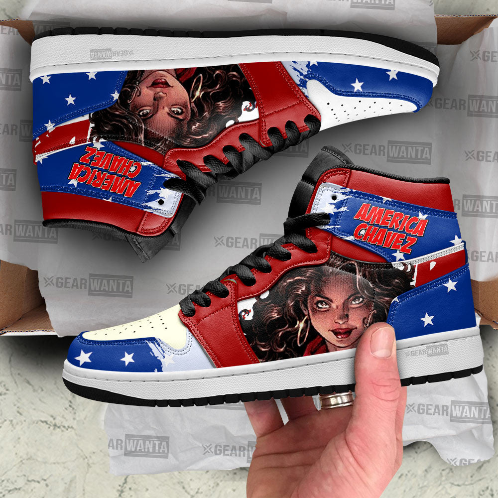 Ideafootwear America Chavez AJ1 High Sneakers Shoes For Men And Women 1