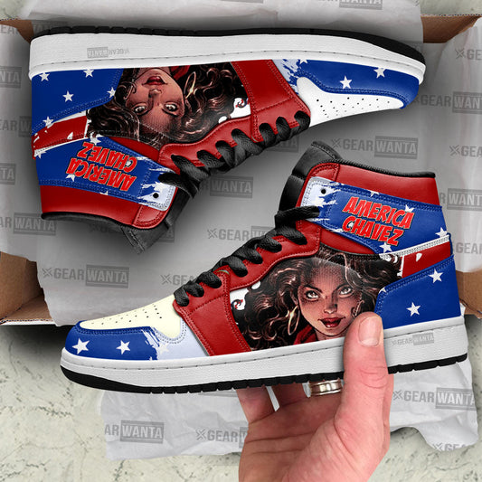 Ideafootwear America Chavez AJ1 High Sneakers Shoes For Men And Women 1