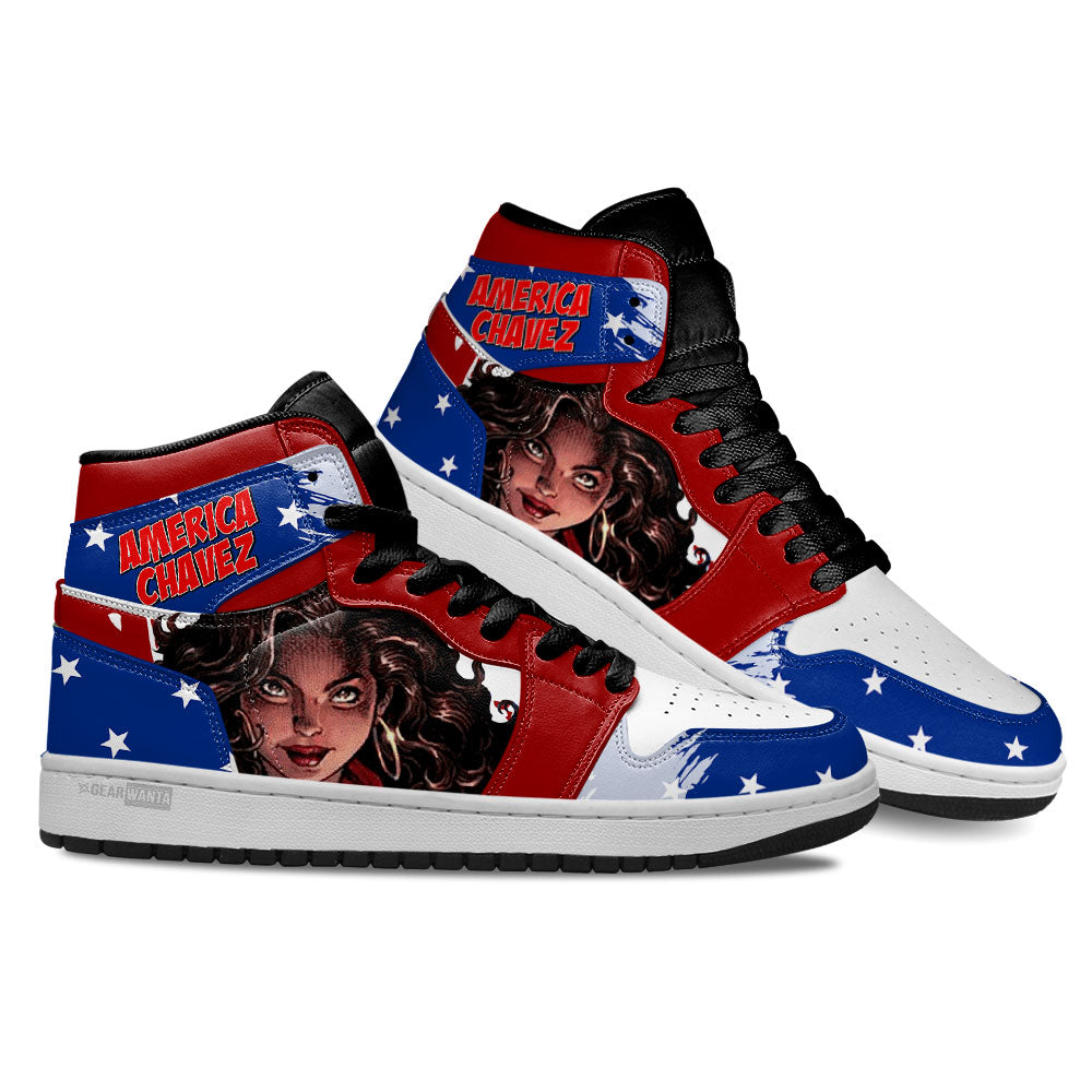Ideafootwear America Chavez AJ1 High Sneakers Shoes For Men And Women 1