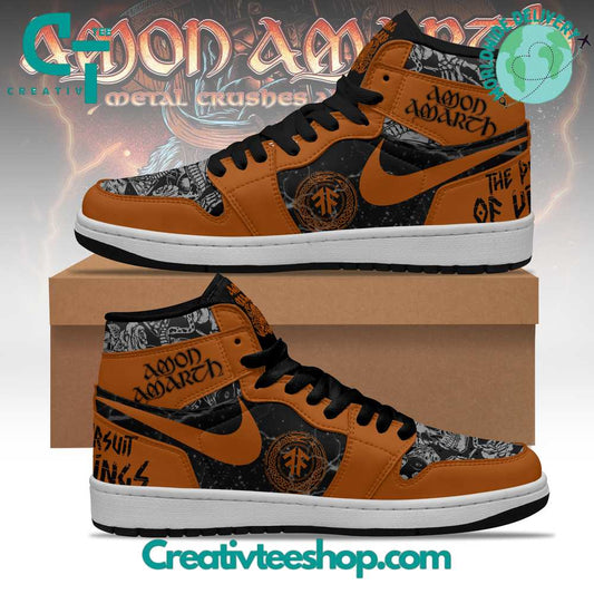 Ideafootwear Amon Amarth AJ1 High Sneakers Shoes For Men And Women 2