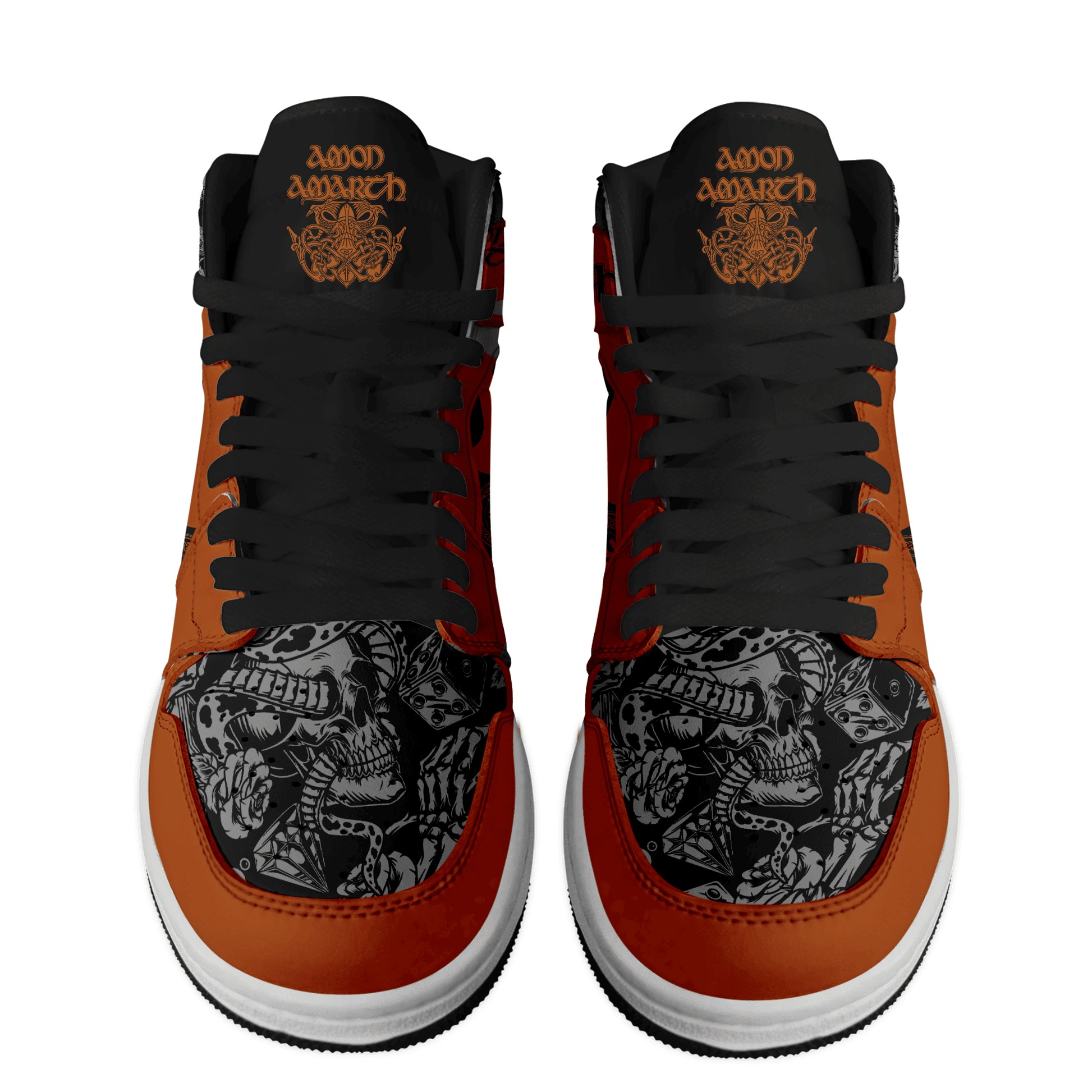 Ideafootwear Amon Amarth AJ1 High Sneakers Shoes For Men And Women 3