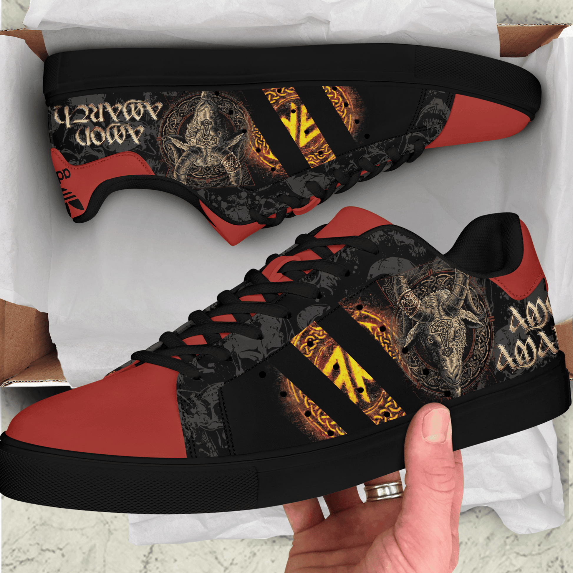 Ideafootwear Amon Amarth Skate Stan Shoes Sneakes For Men And Women  1