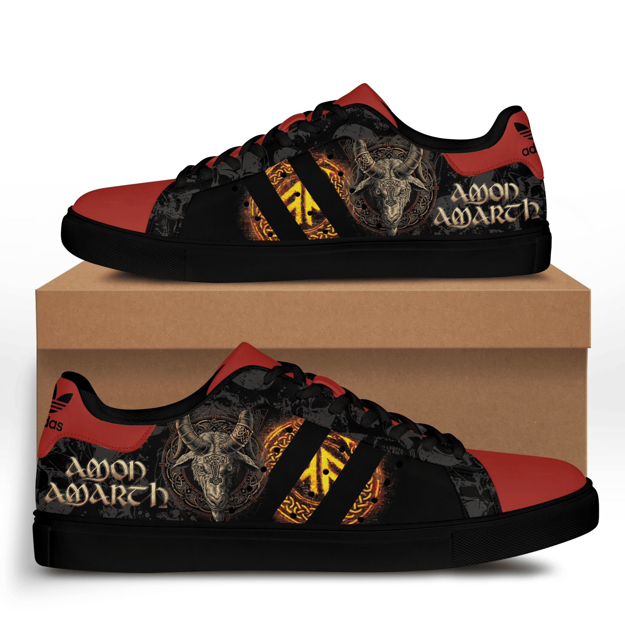 Ideafootwear Amon Amarth Skate Stan Shoes Sneakes For Men And Women  1