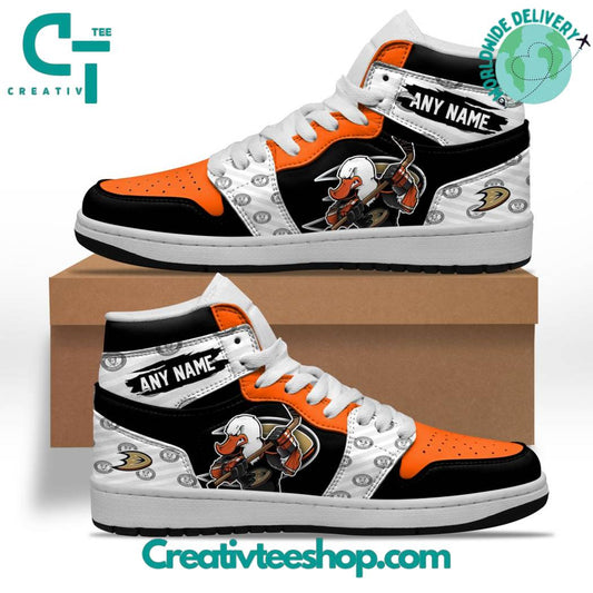 Ideafootwear Anaheim Ducks AJ1 High Sneakers Shoes For Men And Women 1