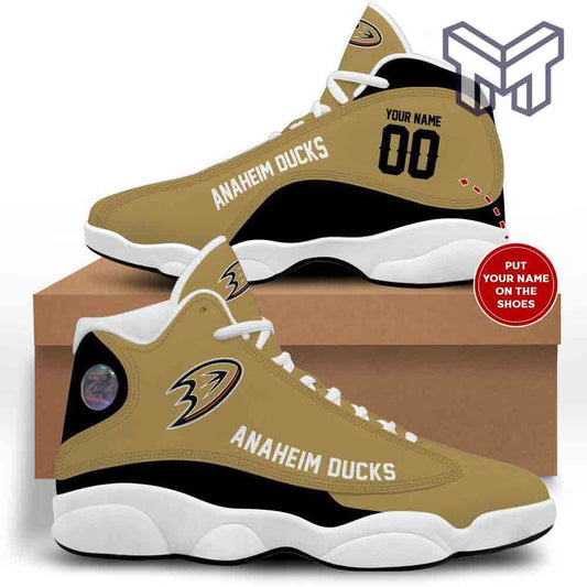 Ideafootwear Anaheim Ducks AJ13 Sneakers Shoes For Men And Women 1