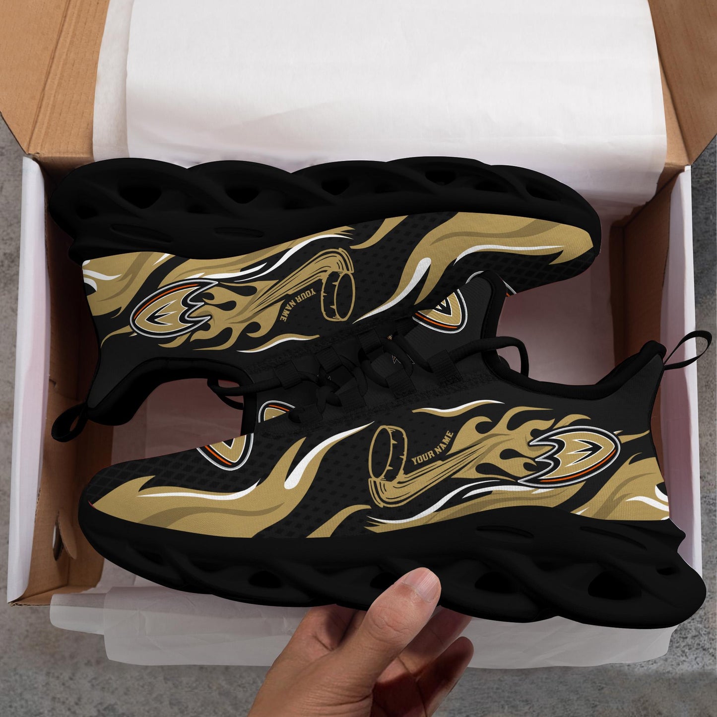 Ideafootwear Anaheim Ducks Max Soul Shoes Sneakers For Men And Women 3