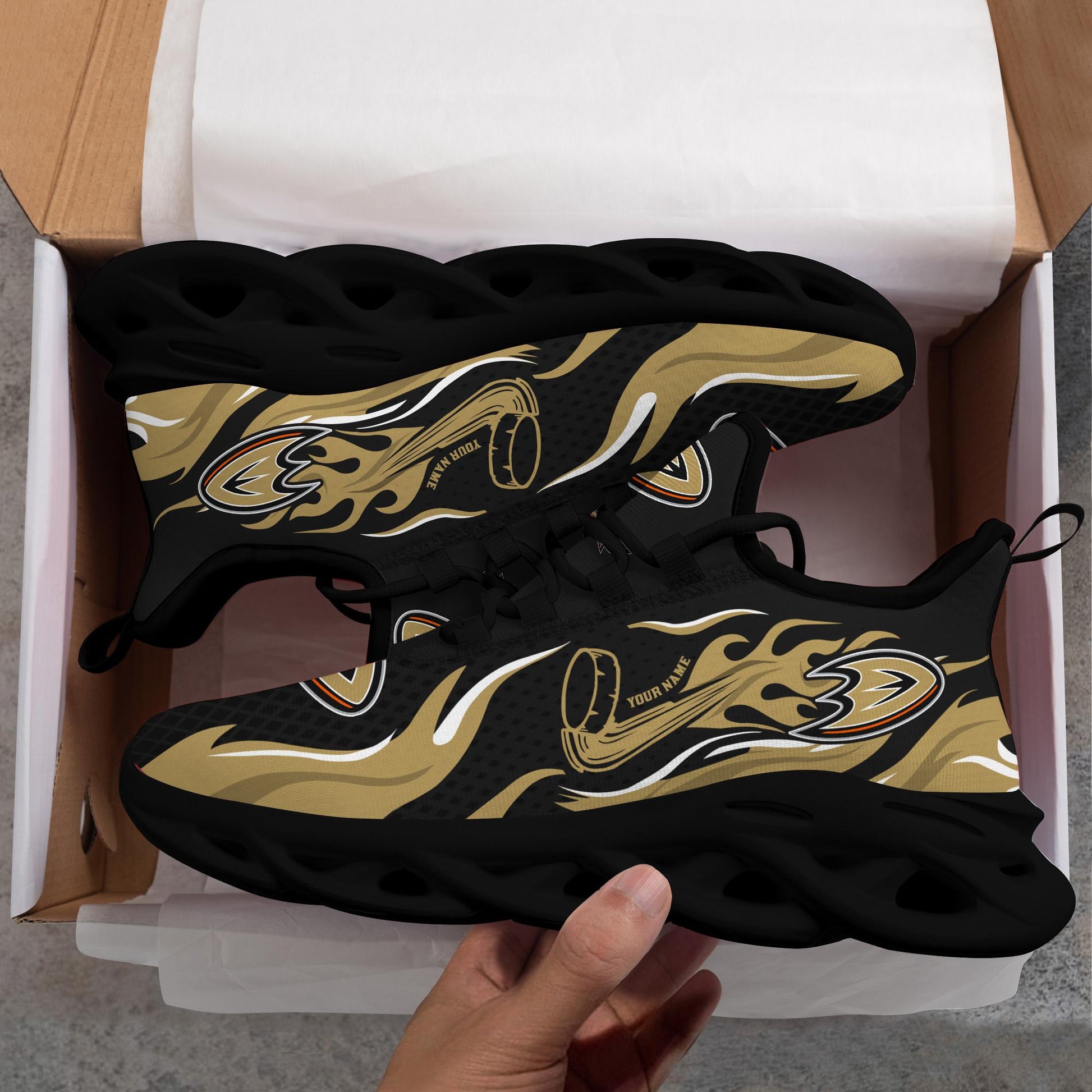 Ideafootwear Anaheim Ducks Max Soul Shoes Sneakers For Men And Women 3