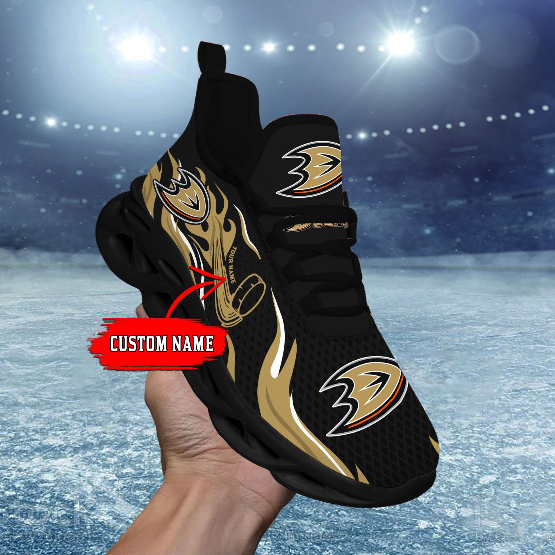 Ideafootwear Anaheim Ducks Max Soul Shoes Sneakers For Men And Women 3