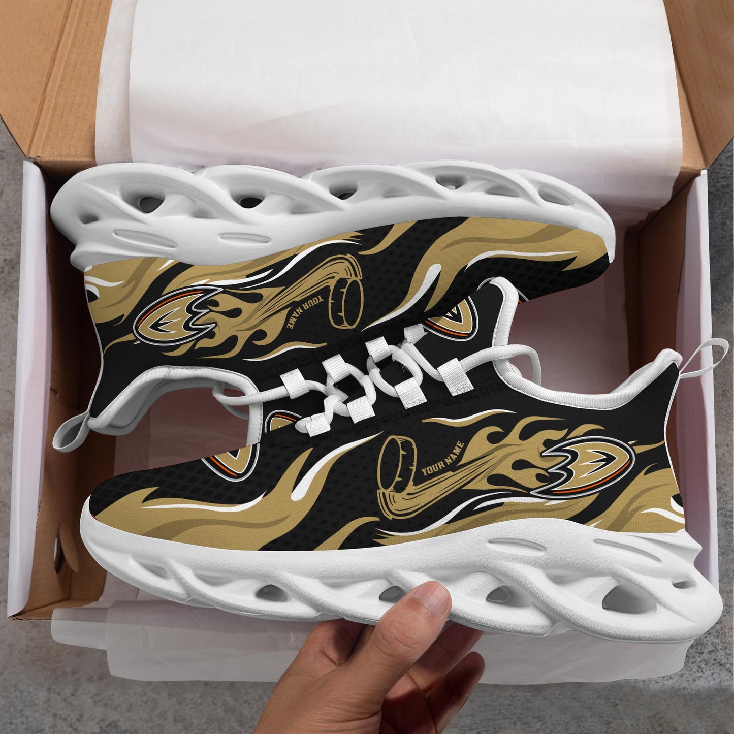 Ideafootwear Anaheim Ducks Max Soul Shoes Sneakers For Men And Women 3