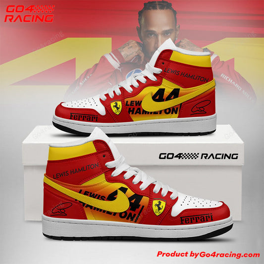 Ideafootwear Andrea Kimi Antonelli - Mecedes AJ1 High Sneakers Shoes For Men And Women 1