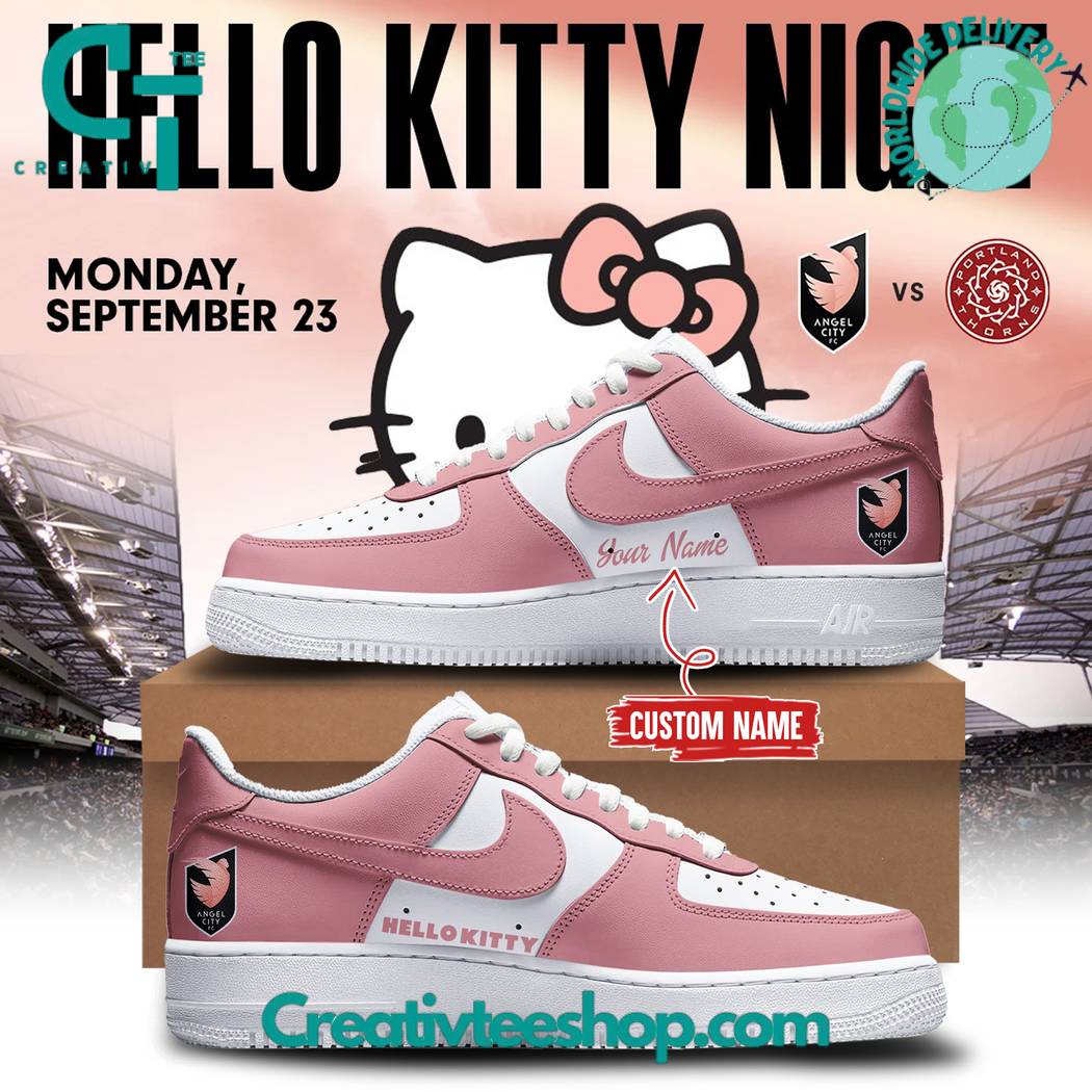 Ideafootwear Angel City FC x Hello Kitty Air Low-Top Sneakers Shoes For Men And Women 1