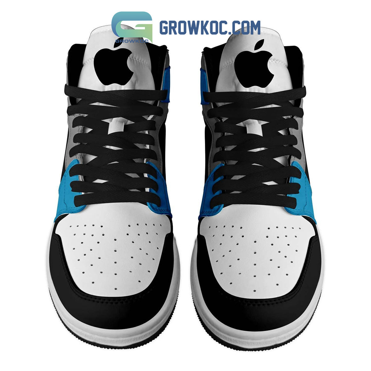 Ideafootwear Apple Think Different AJ1 High Sneakers Shoes For Men And Women 1