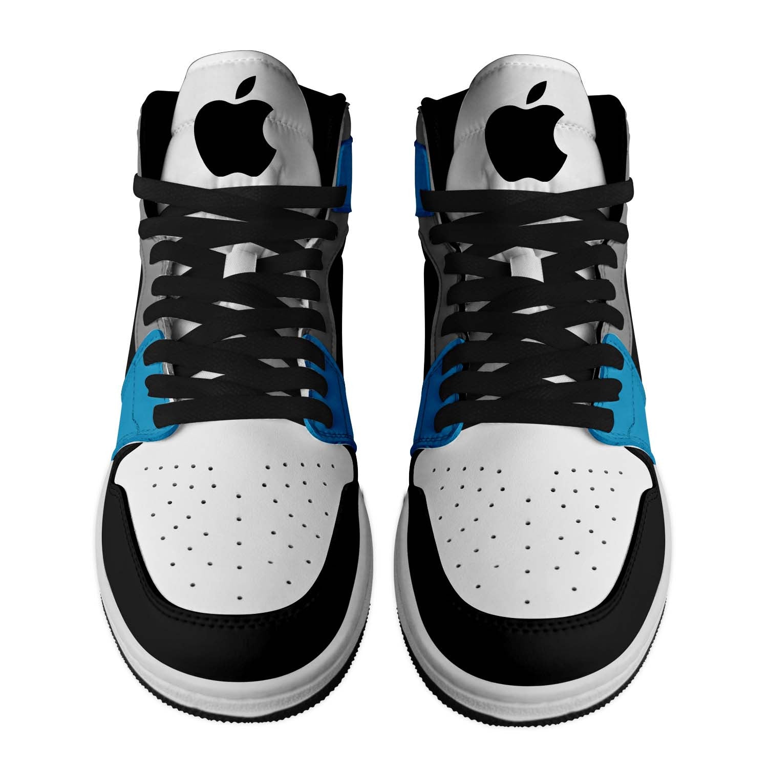 Ideafootwear Apple Think Different AJ1 High Sneakers Shoes For Men And Women 2
