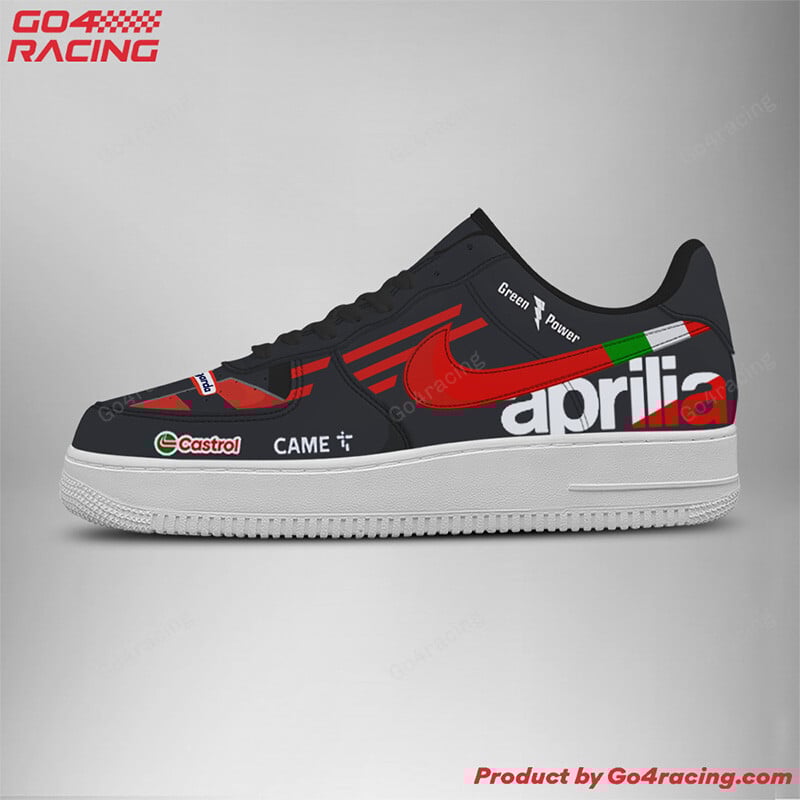 Ideafootwear Aprilia Factory Racing Air Low-Top Sneakers Shoes For Men And Women 1