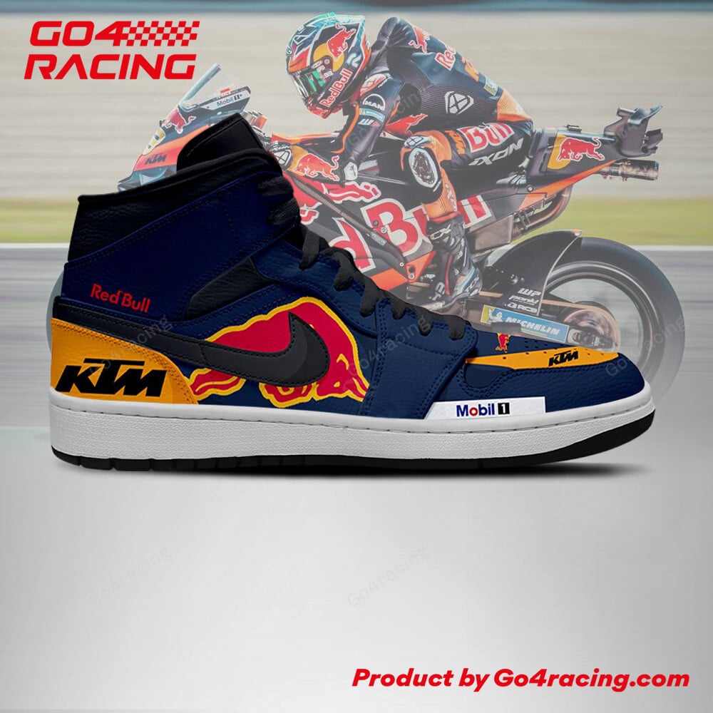 Ideafootwear Aprilia Factory Racing AJ1 High Sneakers Shoes For Men And Women 2