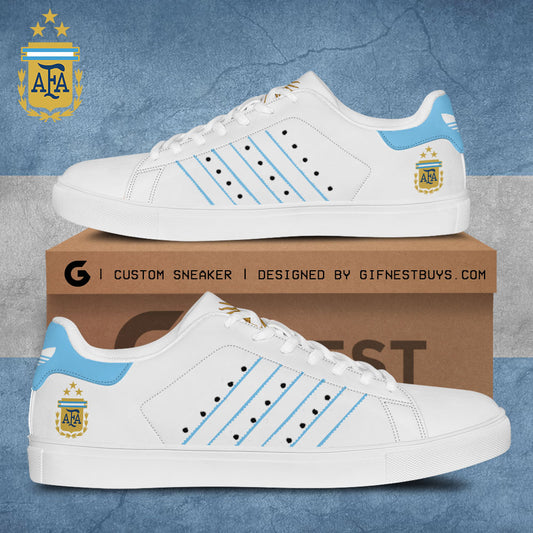 Ideafootwear Argentina National Team Skate Stan Shoes Sneakes For Men And Women 1
