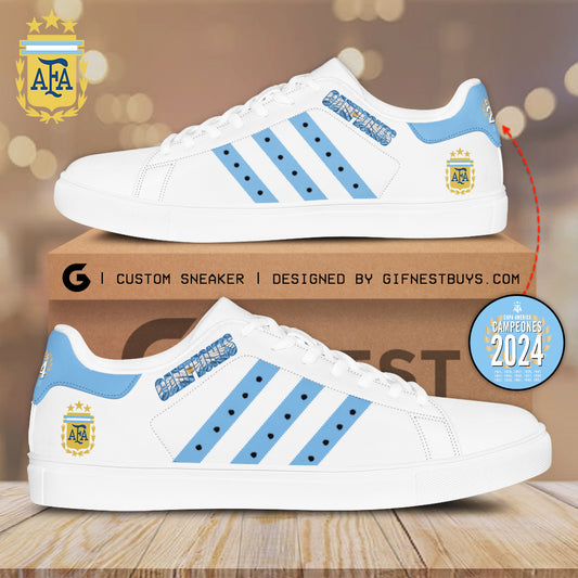 Ideafootwear Argentina National Team Skate Stan Shoes Sneakes For Men And Women 3
