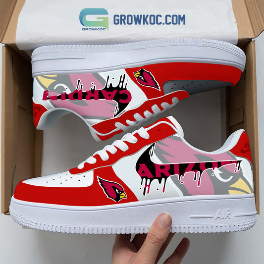 Ideafootwear Arizona Cardinals Air Low-Top Sneakers Shoes For Men And Women 5