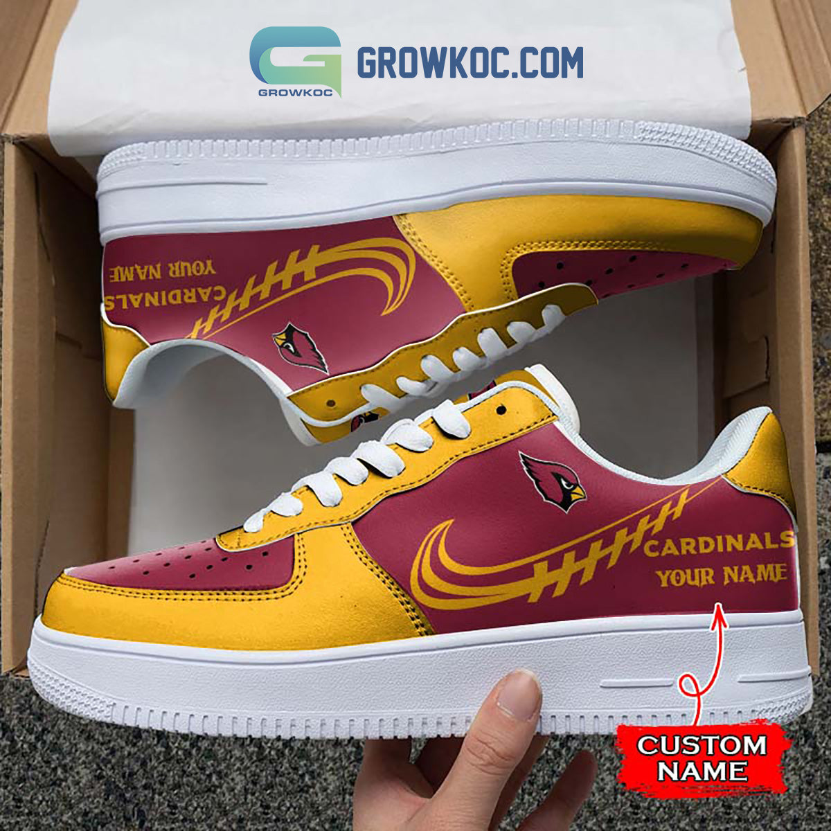 Ideafootwear Arizona Cardinals Air Low-Top Sneakers Shoes For Men And Women 3
