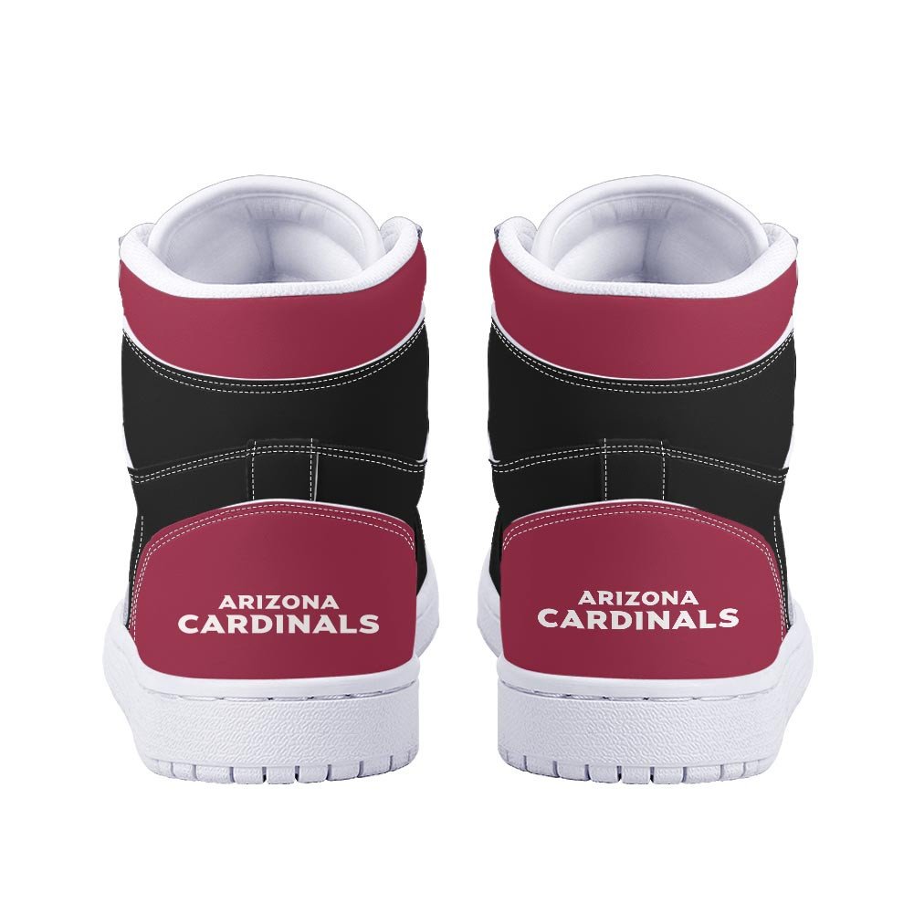 Ideafootwear Arizona Cardinals AJ1 High Sneakers Shoes For Men And Women 7
