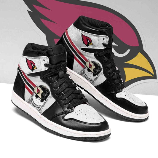 Ideafootwear Arizona Cardinals AJ1 High Sneakers Shoes For Men And Women 10