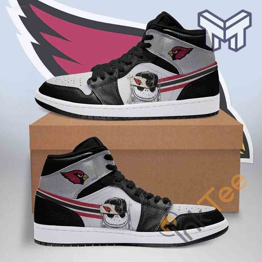 Ideafootwear Arizona Cardinals AJ1 High Sneakers Shoes For Men And Women 8