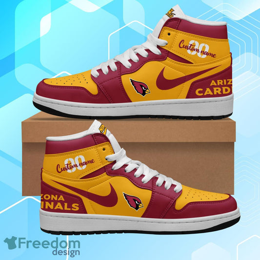Ideafootwear Arizona Cardinals AJ1 High Sneakers Shoes For Men And Women 1