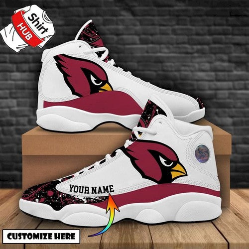 Ideafootwear Arizona Cardinals AJ13 Sneakers Shoes For Men And Women 3