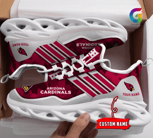 Ideafootwear Arizona Cardinals Max Soul Shoes Sneakers For Men And Women 11