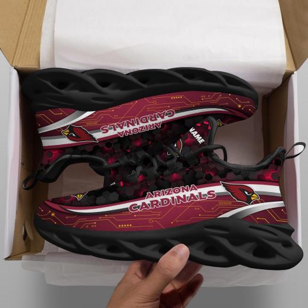 Ideafootwear Arizona Cardinals Max Soul Shoes Sneakers For Men And Women 17