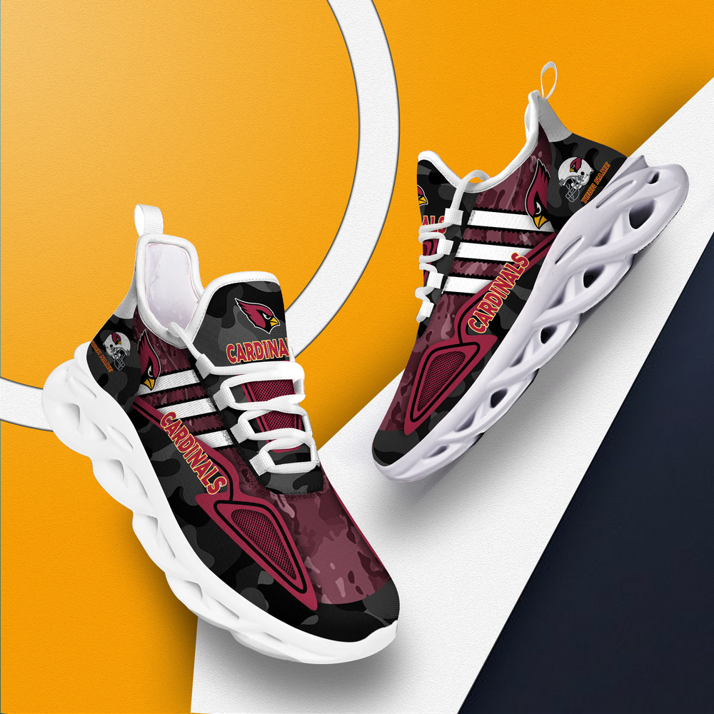 Ideafootwear Arizona Cardinals Max Soul Shoes Sneakers For Men And Women 10