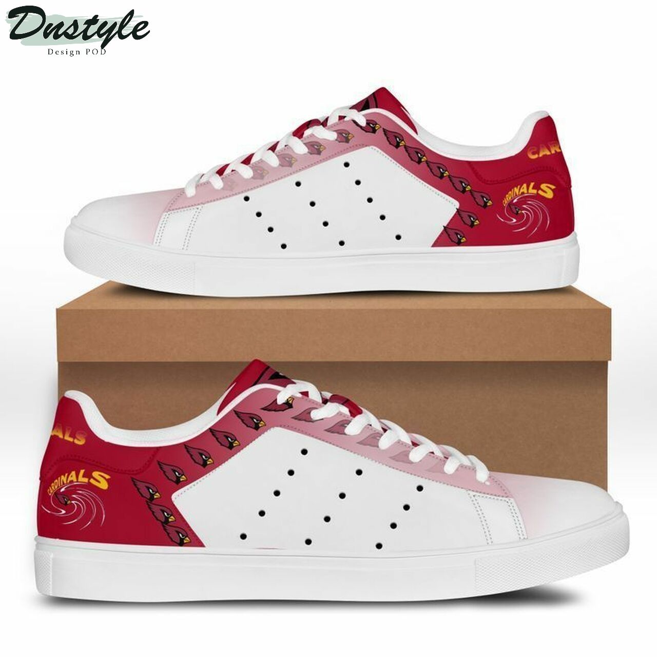 Ideafootwear Arizona Cardinals Skate Stan Shoes Sneakes For Men And Women 2