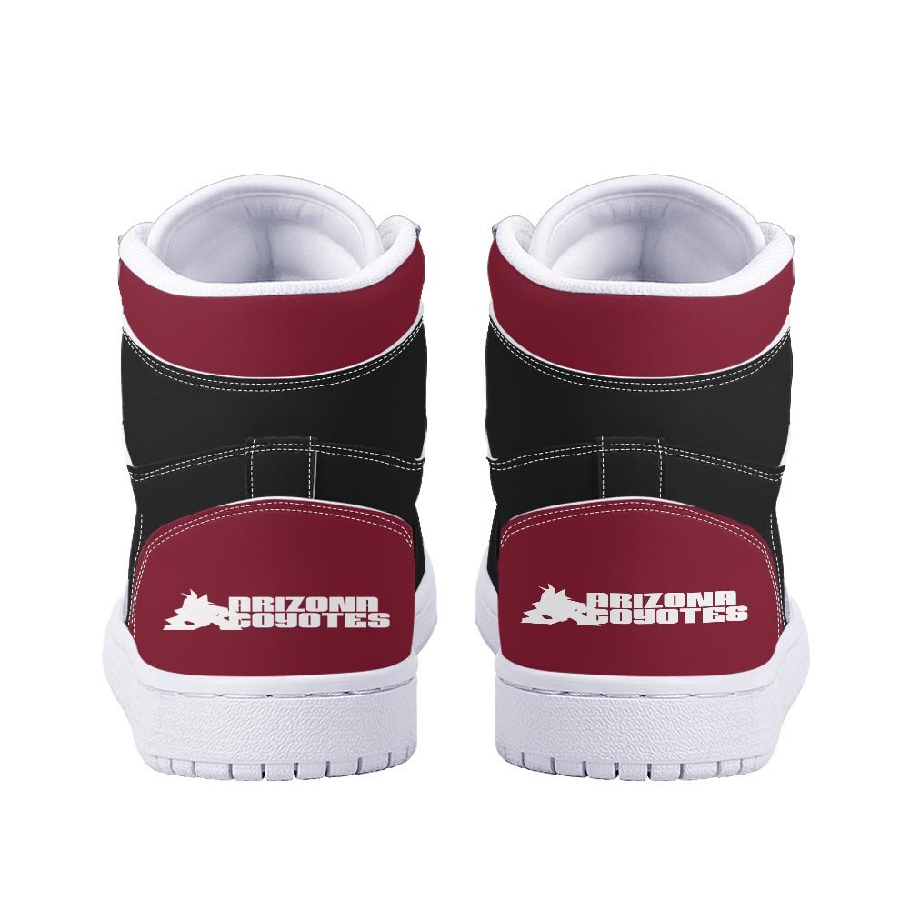 Ideafootwear Arizona Coyotes AJ1 High Sneakers Shoes For Men And Women 4
