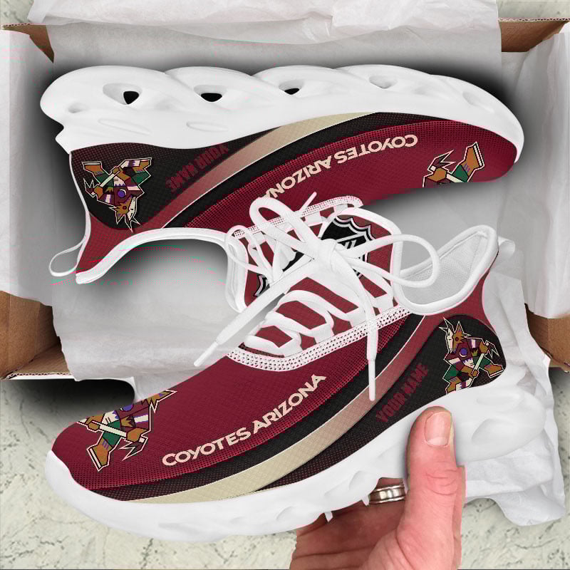 Ideafootwear Arizona Coyotes Max Soul Shoes Sneakers For Men And Women 1