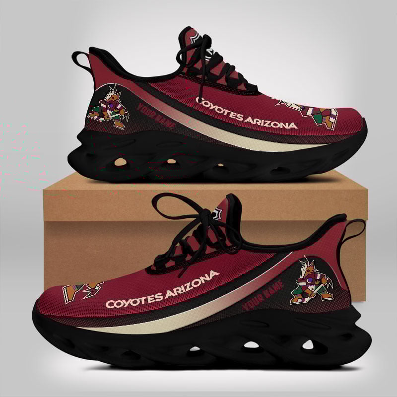 Ideafootwear Arizona Coyotes Max Soul Shoes Sneakers For Men And Women 1
